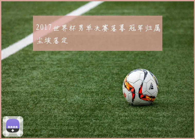 2017世界杯男单决赛落幕 冠军归属尘埃落定